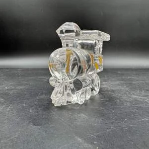 Vintage Jonal 24% Lead Crystal Train Figurine