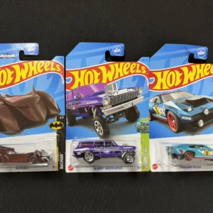 Hot Wheels 3-Car Lot – Batmobile, '64 Nova Wagon Gasser & Dimachinni Veloce