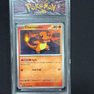 Pokémon Charmander Card (HP 80) – Encased