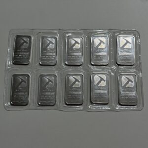 10 oz .999 Silver Bar Lot – Pan American Silver Corp (10 Bars)