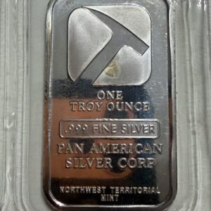 1 Troy Oz .999 Fine Silver Bar – Pan American Silver Corp
